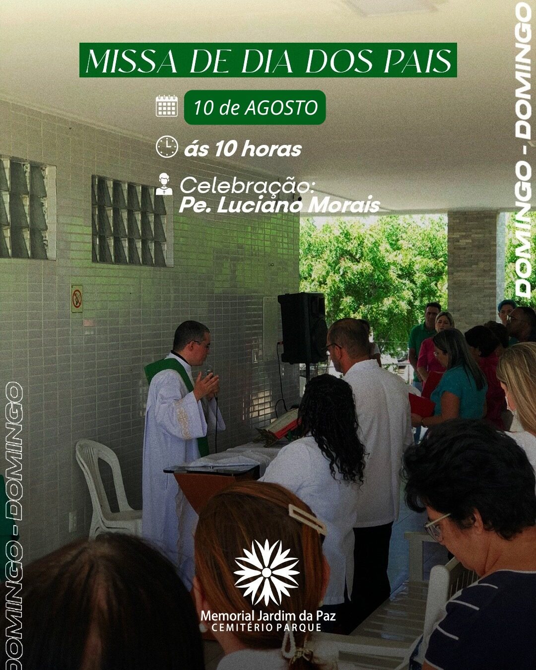 Celebração do Dia dos Pais no Memorial Jardim da Paz